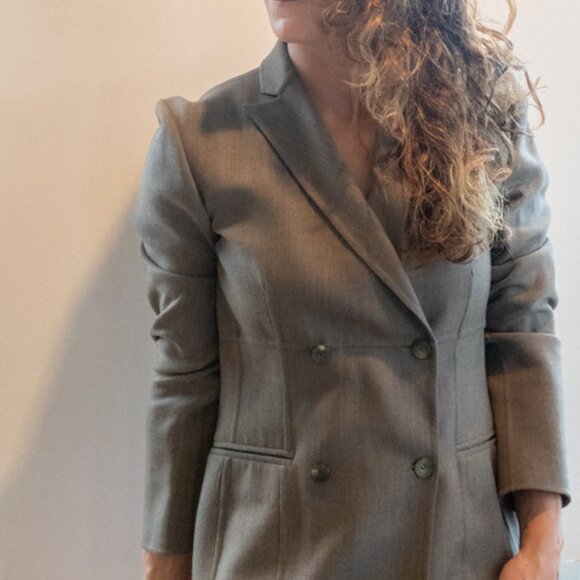 Gucci, Double Breasted Italian Wool Tailored Blazer Jacket - Picture 7 of 16